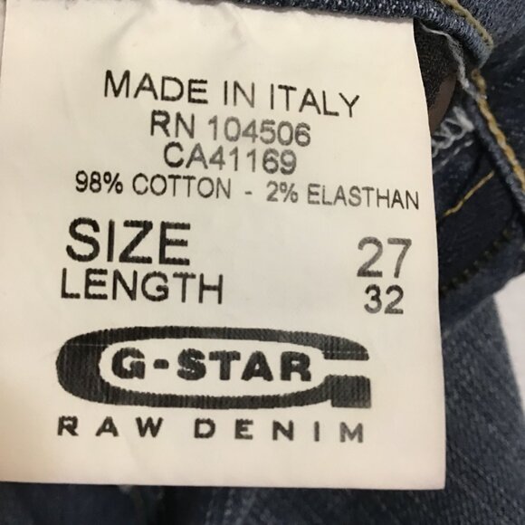 G-Star Raw Denim Tomboy Jeans Medium Wash Size 27 - Picture 8 of 9